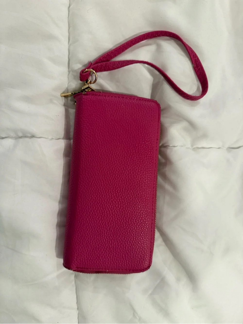 Women's Wristlet Wallet - Hot Pink